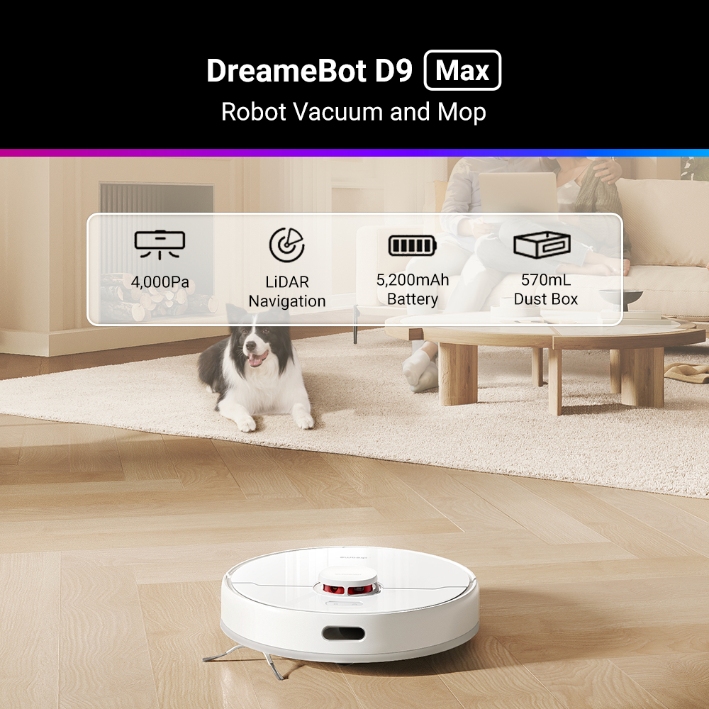 D9 Max Robot Vacuum Cleaner and Mop